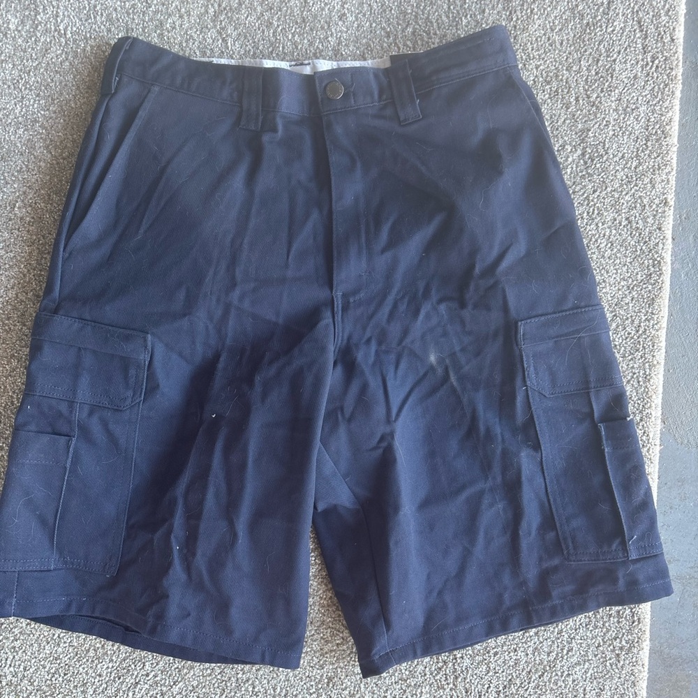 Dickies Navy Cargo Shorts with Side Pockets